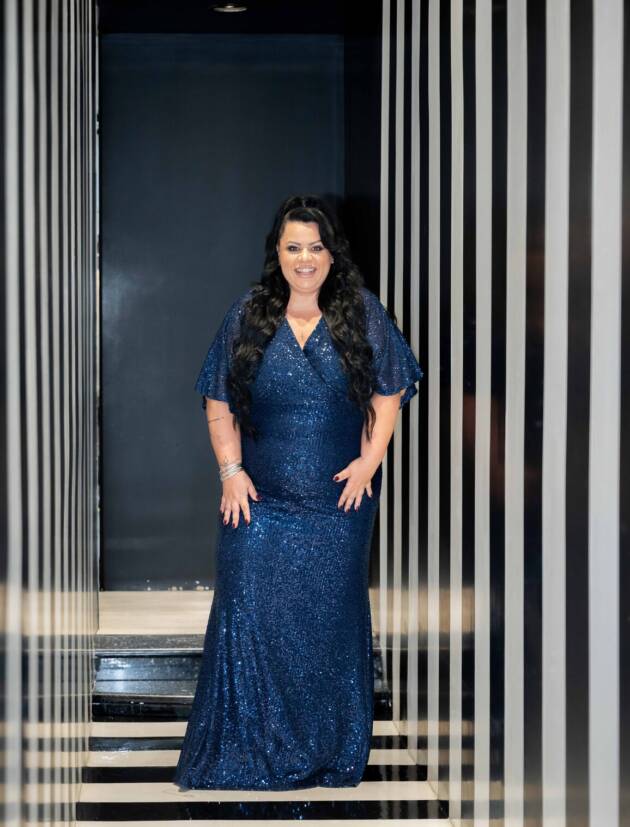 Plus size Μαξι γοργονε παγιετα3